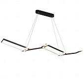 economico Luci a sospensione-150 cm Oscurabile Forme geometriche Luci Pendenti Metallo Acrilico Artistico Moderno geometrico Nero Moderno 110-240 V