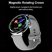 preiswerte Smartwatch-696 LA99 Smartwatch 1.43 Zoll Smartwatch Fitnessuhr Bluetooth EKG + PPG Schrittzähler Anruferinnerung Kompatibel mit Android iOS Damen Herren Freisprechanrufe Nachrichtenerinnerung IP 67 46mm