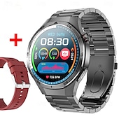 abordables Relojes inteligentes-696 ET456 Reloj inteligente 1.56 pulgada Smartwatch Reloj elegante Bluetooth ECG + PPG Podómetro Recordatorio de Llamadas Compatible con Android iOS Hombre Llamadas con Manos Libres Recordatorio de