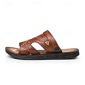 preiswerte Urlaubsandalen-Herrensandalen mit geprägten Details und gepolstertem Fußbett, ideal für lässige Outdoor-Aktivitäten
