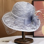 cheap Fascinators &amp; Hats-1950s Retro Vintage Hat Women's Valentine's Day Derby Ascot Horse Racing Festival Adults' Hat All Seasons