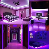 Χαμηλού Κόστους LED Φωτολωρίδες-led strip lights 0,5m 1m 2m 2,5m 3m 4m 5m strips string lights 30/60/120/150/180/240/300 leds 1pc 5 v usb outdoor high density led led strips led