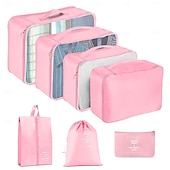 cheap Luggage &amp; Travel Storage-Compression Packing Cubes Set for Travel, Luggage Storage and Organizer, Folding Toiletry and Clothes Organizer