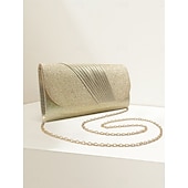 cheap Handbags-Handbag leatherette Wedding Evening Party Elegant Wedding With Pure Color Evening Handbag
