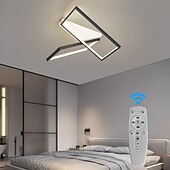 cheap Flush Mounts &amp; Semi Flush Mounts-Modern Ceiling Light LED Dimmable Stereo 2 Head 4 Head Square Ceiling Light with Remote Contr Living Rooms Dining Rooms  AC110V AC220V