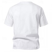 billiga Casual T-shirts för män-Herr T-shirt T-shirts Kortärmad tröja T-tröja Kortärmad V-slits Sommar Slät Mode Designer Grundläggande Klassisk Semester Gata Utekväll Svart Vit Ljusgrå Topp t-shirt för män