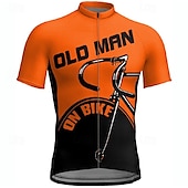 cheap Men&#039;s Jerseys-Men&#039;s Cycling Jersey Short Sleeve Bike Tee Tshirt Jersey with 3 Rear Pockets Mountain Bike MTB Breathable Quick Dry Anatomic Design Wicking Yellow Red Blue Sports Clothing Apparel