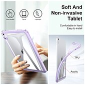 abordables Housses et coques pour iPad-Tablette Etuis coque Pour Apple iPad Air 11&quot;(2024) iPad Pro 11&quot;(2024) iPad 10e 10,9&quot; iPad Air 5e 4e 10,9&quot; iPad 9e, 8e, 7e génération 10,2 pouces iPad Air 3e 10,5&quot; iPad mini 6e génération 8,3&quot; iPad