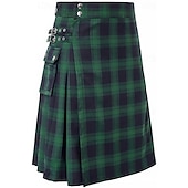 olcso Alsók-Punk és gótika Középkori Szoknya Kilts skót Férfi Kelta Alkalmi / Napi Felnőttek Szoknya