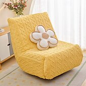 billiga Futon soffa-1 st elastiskt armlöst golvsofffodral lazy boy relax soffa underöverdrag stretch enkel soffa kuddfodral för vardagsrum hem