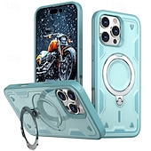 お買い得  iPhone用ケース-電話 ケース 用途 iPhone 16 Pro Max プラス iPhone 15 プロマックスプラス iPhone 14 13 12 Pro Max Plus バックカバー スタンド付き 磁石バックル ワイヤレス充電をサポート レトロ風 TPU PC