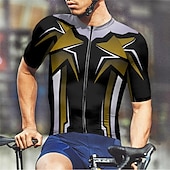 ieftine Tricouri pentru bărbați-Bărbați Jersey de ciclism Manșon scurt Bicicletă Tricou Tee Jerseu cu 3 buzunare spate Ciclism montan Respirabil Uscare rapidă Proiectare anatomică Wicking Galben Rosu Albastru Sport Îmbrăcăminte