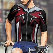 ieftine Tricouri pentru bărbați-Bărbați Jersey de ciclism Manșon scurt Bicicletă Tricou Tee Jerseu cu 3 buzunare spate Ciclism montan Respirabil Uscare rapidă Proiectare anatomică Wicking Galben Rosu Albastru Sport Îmbrăcăminte