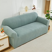 baratos Cobertura de Sofa-capa de sofá de tecido jacquard elástico capa de sofá elástica secional em forma de l capa de sofá de canto para sala de estar 1/2/3/4 assentos