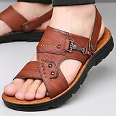 billiga Semester Sandaler-snygga sandaler för män med spänne och slitstark sula, lämpliga för sommarevenemang och dagligt bruk