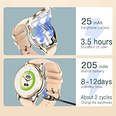 Χαμηλού Κόστους Smartwatch-696 X17MINI Εξυπνο ρολόι 1.27 inch Έξυπνο ρολόι Bluetooth Υπενθύμιση Κλήσης Παρακολούθηση Ύπνου Συσκευή Παρακολούθησης Καρδιακού Παλμού Συμβατό με Android iOS Γυναικεία Άντρες Κλήσεις Hands-Free