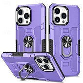 お買い得  iPhone用ケース-iPhone 16 Pro Maxプラス iPhone 15 Pro Maxプラス iPhone 14 13 12 11 Pro Maxプラス バックカバー リングホルダー 磁気 ショックプルーフ レトロ PC用の電話ケース
