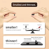 abordables Écouteurs Bluetooth sans fil-Casque True Wireless MD38 Écouteurs TWS In Ear Bluetooth 5.3 Annulation de Bruit pour Apple Samsung Huawei Xiaomi MI Sommeil Voyage Divertissement