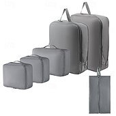cheap Luggage &amp; Travel Storage-Compression Packing Cubes Set for Travel Luggage Storage and Organizer Space Savers, Digital, Toiletry, Makeup, Clothes, Shoes, Travel Bags