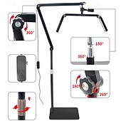baratos lâmpada de chão led-Luminária de Mesa / Luminária de Chão Lâmpadas ambiente / Com Clipe Simples / Inovador Para Interior Metal