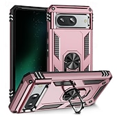 זול תיק טלפון אחר-טלפון מגן עבור גוגל Pixel 9 Pro Pixel 9 Pro XL Pixel 8 Pro Pixel 8 פיקסל 9 Pixel 7 Pixel 7 Pro Pixel 6 Pixel 6 Pro כיסוי אחורי מחזיק טבעת מגנטי עמיד בזעזועים רטרו TPU PC