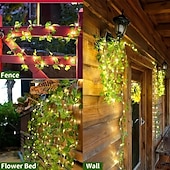 preiswerte Solarschulenleuchten-10m-100 LED-Perlen Solarleuchten für den Außenbereich Klettertiger Kupferdraht Lichterkette Innenhof Garten Hochzeit Party Balkon Festival Atmosphäre dekorative Lichterkette