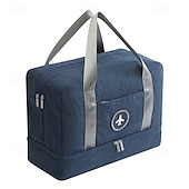 cheap Luggage &amp; Travel Storage-Weekender Bag Travel Duffel Bag with Shoe Compartment, Gym Bag with Wet Dry Separation for Women Men, Large Capacity Handheld Waterproof Travel Bag, Wet-Dry Separation for Beach and Gym