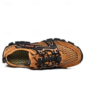 baratos Ténis para Homem-calçados masculinos para caminhadas ao ar livre, malha respirável com sola durável, calçados confortáveis para trilhas