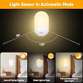 tanie włączana lampka nocna-pilot led lampka nocna salon sypialnia dekoracja lampka nocna ciepła poświata przełącznik światła ochrona oczu bez migotania uk usa ue wtyczka zasilania 1 szt.