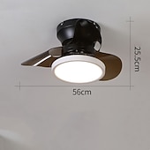 お買い得  シーリングライト調光可能タイプ-56 cm 調光可能 天井ファン メタル アクリル 近代の 北欧スタイル 220-240V