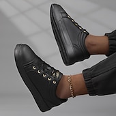 cheap Casual Sneakers-Men's Red Leather Sneakers with Sleek Design - Bold Casual Streetwear for Everyday Comfort