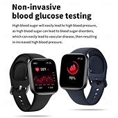 abordables Montres connectées-696 Y83 Montre intelligente 1.83 pouce Smartwatch Montre Connectée Bluetooth ECG+PPG Podomètre Rappel d&#039;appel Compatible avec Android iOS Femmes Hommes Appels Mains Libres Rappel de Message IP 67