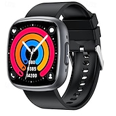economico Smartwatch-Orologio intelligente monitor della glicemia ECG pressione sanguigna e temperatura corporea Android iOS IP68 1.75