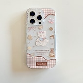 halpa iPhone-kotelot-puhelin Etui Käyttötarkoitus iPhone 16 15 14 Pro Max iPhone 16e iPhone 13 Takakuori Iskunkestävä Piirretty TPU Akryyli