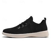 baratos Ténis para Homem-tênis de malha leve e respirável masculino - calçados casuais para caminhada com cadarço para uso diário e viagens