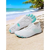 economico Sneakers da donna-scarpe da acqua a piedi nudi da donna – scarpe da ginnastica larghe in mesh traspirante e ad asciugatura rapida con suola antiscivolo per spiaggia, nuoto, surf e sport acquatici all&#039;aperto