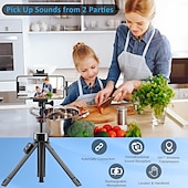 olcso Mikrofonok-vezeték nélküli lavalier mikrofon bluetooth hajtóka telefon mikrofon videó rögzítéshez - mini klip mikrofonokhoz iphone-hoz  &amp; android