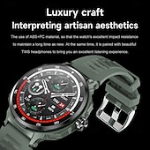 Χαμηλού Κόστους Smartwatch-696 D11 Εξυπνο ρολόι 1.46 inch Έξυπνο ρολόι Bluetooth Βηματόμετρο Υπενθύμιση Κλήσης Παρακολούθηση Ύπνου Συμβατό με Android iOS Άντρες Κλήσεις Hands-Free Υπενθύμιση Μηνύματος Έλεγχος Φωτογραφικής IPX-0