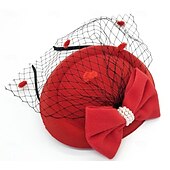 billige Bryllupshodeplagg-Hodeplagg Perle Bryllup Aftenselskap Elegant Bryllup Med Ren Farge Hodeplagg Hodeplagg
