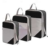 cheap Luggage &amp; Travel Storage-Compression Packing Cubes for Travel Luggage Storage and Backpack Organizer Space Savers, 7-Piece Set for Digital, Toiletry, Makeup, Clothes, Shoes, Travel Bags