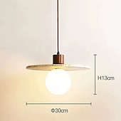 abordables Suspension-30 cm Design de Lanterne Suspendue Formes Géométriques Suspension Pierre Verre Style Artistique Style Formel Le style rétro ancien Traditionnel / Classique 110-120V 220-240V