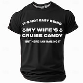 abordables T-shirts amusants pour hommes-Homme Argot drôle T-shirt Manche Courte T-shirt Impression 3D Col ras du cou Chemise Mode Quotidien Rue Quotidien Noir Rouge Bleu Été Printemps Vêtement Tenue S M L XL XXL XXXL