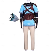 abordables Costumes de manga-La légende de Zelda : les larmes du royaume Lien Manga Costume de cosplay Tenues Costumes de Cosplay Mascarade Plus d&#039;accessoires Costume Pour Homme Femmes Adulte
