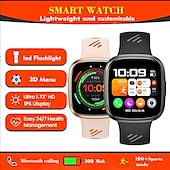 abordables Montres connectées-iMosi HT31 Montre intelligente 1.72 pouce Smartwatch Montre Connectée Bluetooth Podomètre Rappel d&#039;appel Moniteur d&#039;Activité Compatible avec Android iOS Femmes Hommes Appels Mains Libres Étanche
