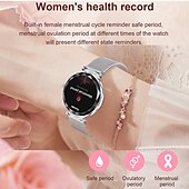 halpa Älykellot-696 NX7PRO Älykello 1.19 inch Älykello Bluetooth EKG + PPG Askelmittari Puhelumuistutus Yhteensopiva Android iOS Naisten Handsfree puhelut Viestimuistutus IP 67 40 mm kellokotelo