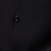 economico camicia da uomo con bottoni-Per uomo Camicia Camicia estiva Maglietta informale Camicia da spiaggia Camicia con bottoni Nero Bianco Manica lunga Floreale Bavero Da mare Hawaiano Con ricami Abbigliamento Poliestere Di tendenza