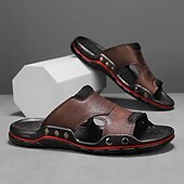 abordables Sandalias casuales-Sandalias de exterior sin cordones para hombre con diseño ergonómico: ideales para playa, deportes al aire libre y uso informal.