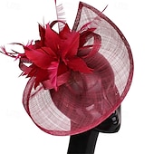 preiswerte Faszinator-Kopfstück Leinenoptik Federn Hochzeit Abendgesellschaft Elegant Hochzeit Mit Feder Kopfschmuck Kopfbedeckung