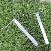 tanie Wsparcie i opieka nad zwierzętami-Podpory do ula ze stali nierdzewnej 2 sztuki wytrzymałych podpór do ula ze stali nierdzewnej - do pszczelarstwa nie jest wymagany prąd ani baterie