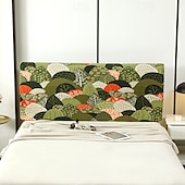 baratos Acessórios de cama-1 capa de cabeceira à prova de respingos de malha elástica jacquard capa de cabeceira para cama no quarto fácil de usar e limpar capa de cabeceira doméstica waffle